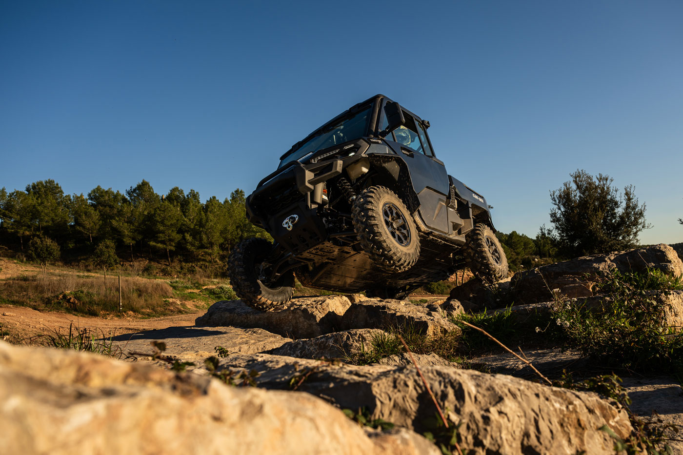 The Traxter HD11 is the broader utility machine, aimed at farms and estates that need carrying ability, comfort and long day practicality in one package