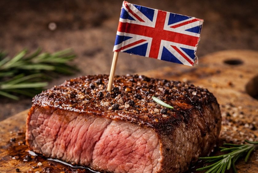A premium cut of British beef highlights the growing demand for high-quality produce from UK farmers