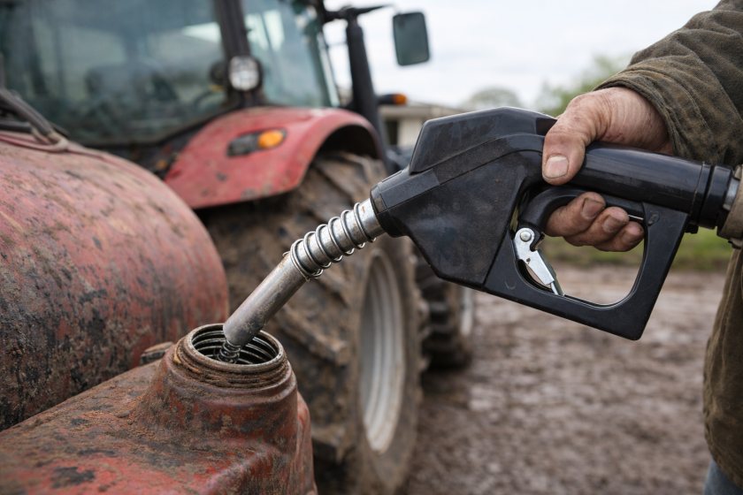 Rising fuel costs, including red diesel, are adding to financial pressure on UK farms