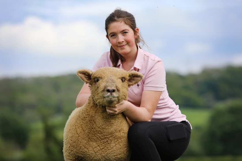 Sophie Long is preparing 10 sheep from her Southdown and Blue Texel flocks for this year’s Royal Bath and West Show