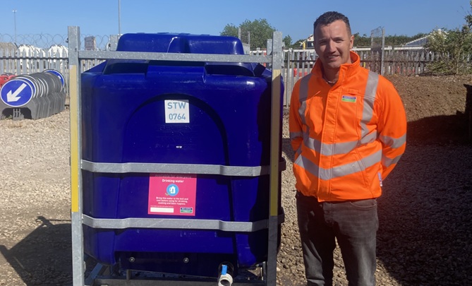 The 1,100-litre bowsers were previously part of Severn Trent’s emergency response fleet