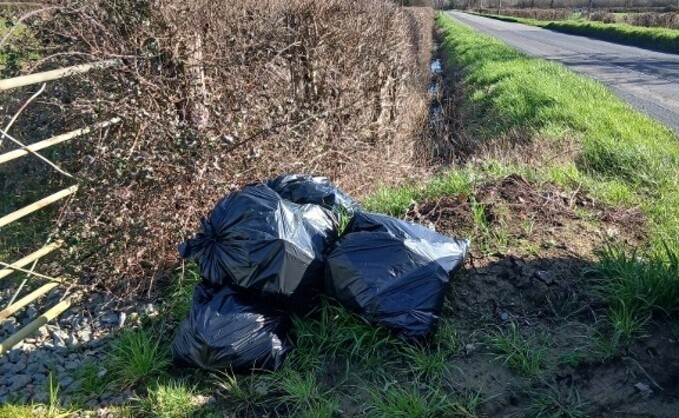 A £1,000 fine was issued after fly-tipped waste was traced back to a local resident (Photo: Wiltshire Council)