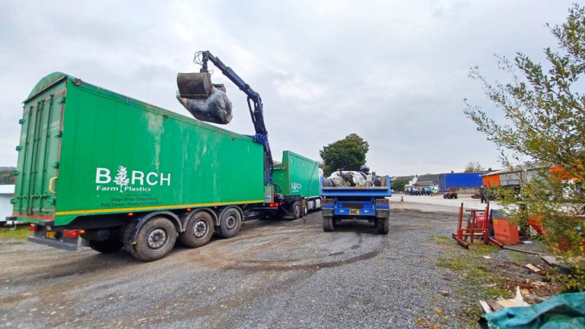 More than 200 farmers took part in the south Wales farm plastic recycling initiative (Photo: NRW)