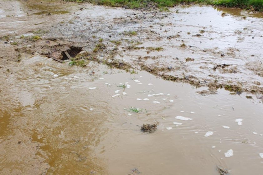 D I & R Dyer Farm Partnership was sentenced after two slurry pollution incidents (Photo: EA)
