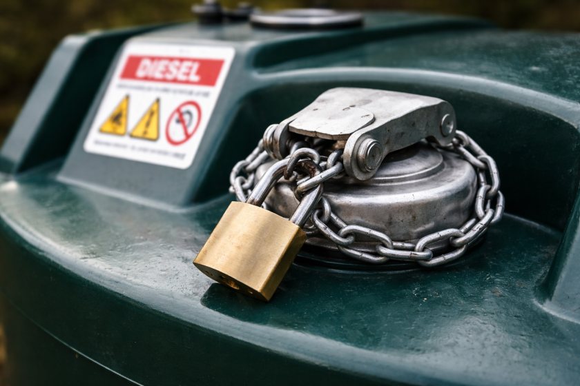Businesses are being advised to fit lockable caps and anti-siphoning devices to fuel tanks