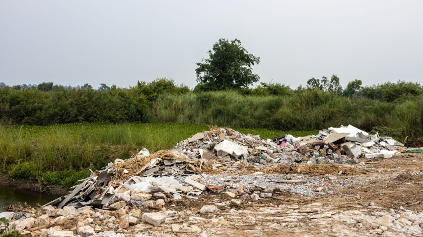 Farmers and landowners are often left paying clean-up costs after illegal dumping on private land