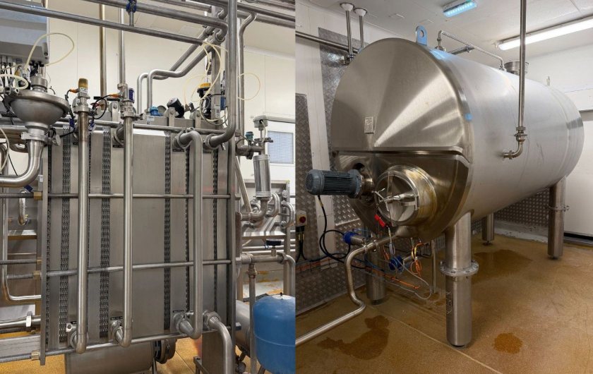 New milk tanks at the Leckford Estate have increased production capacity (Photo: Waitrose)