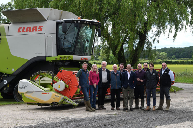 MPs from Labour, the Conservatives and the Liberal Democrats attended the farm visit in Westhorpe (Photo: NFU)