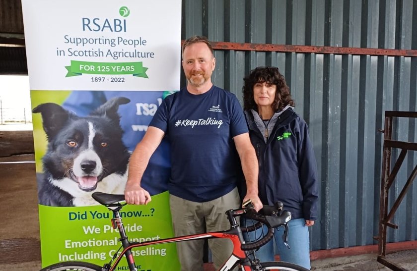 Malcolm Smith will cycle 231 miles across Scotland to raise funds for RSABI and RHET