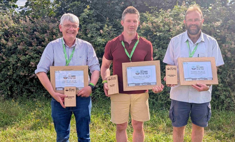 The winners were announced at Groundswell, recognising farmers improving soil health and business resilience