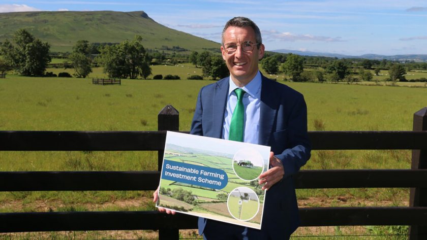 DAERA Minister Andrew Muir said the scheme will help support farm efficiency (Photo: DAERA)