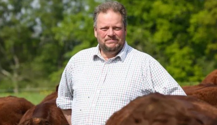 David Barton championed the British beef and lamb sectors at home and internationally (Photo: NFU)