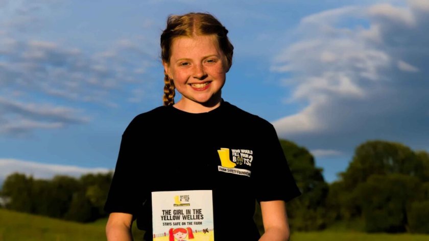 Eleven-year-old Erin Thompson has been named England’s Farm Safety Hero (Photo: Costas Andreou)