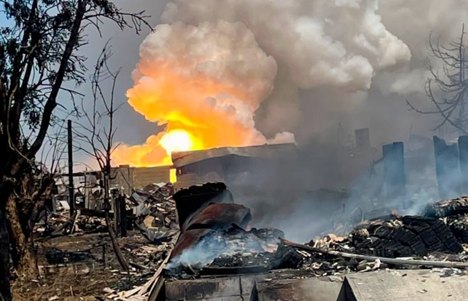 More than 100 firefighters were deployed at the height of the fire (Photo: Essex County Fire and Rescue Service/Facebook)