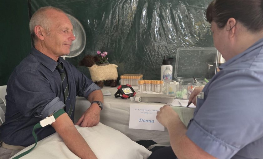 A total of 80 PSA blood tests and 82 skin checks were carried out during the event