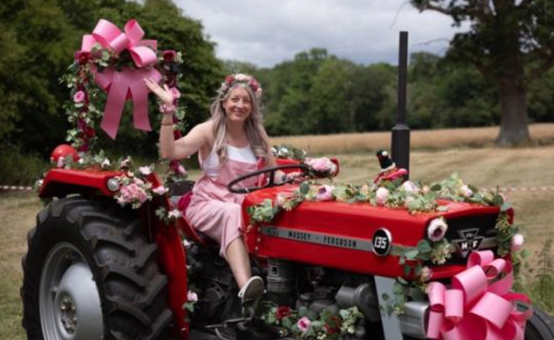Pink tractor convoy pushes cancer fundraising total close to £1.5m