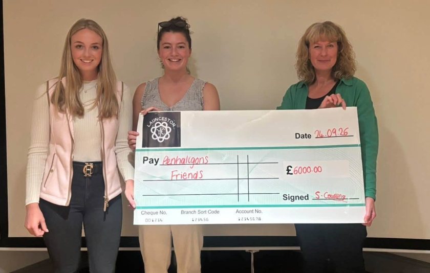 Cornwall young farmers raise £8,500 to help bereaved children