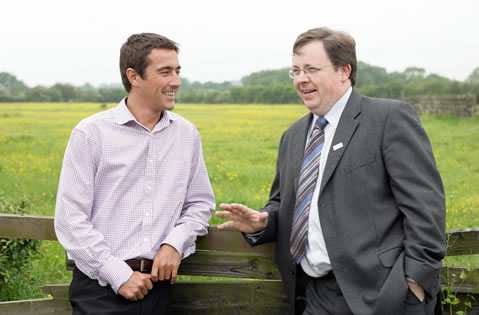 Ian Brown and James Munro at Country Valley Foods