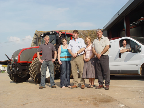 Left to right:  Dan Hurford - Wayne Court - Sarah Curtis - Andrew Curtis - Sharon Wheeler - Nigel Howe – Steve Jones