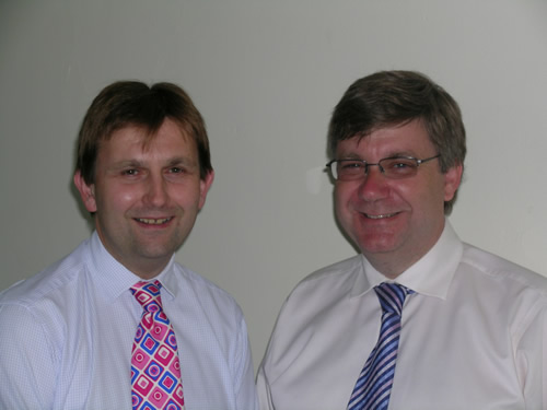 Chris Stockdale, arable inputs administration team leader and Nigel Last, agrochemical general manager
