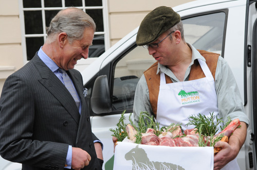 The Prince of Wales with Andrew Sharp