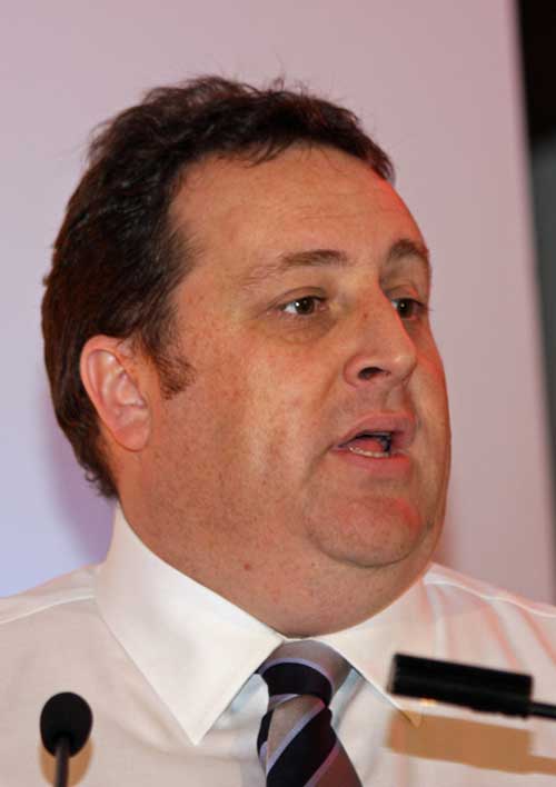 Peter Thornton, CEO of Noble Foods, addressed producers at the open forum that followed the AGM