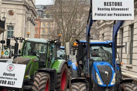 Farmers to stage nationwide tractor protests over inheritance tax reforms