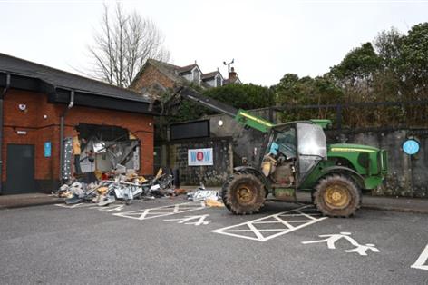 Stolen farm telehandler used in cashpoint raid, police warn farmers