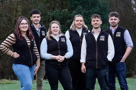 Six young farmers appointed to represent future of British agriculture