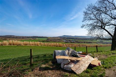 Farmers and landowners left footing bill as fly-tipping surges by 9%