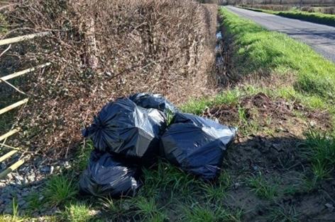 Wiltshire fly-tipper hit with £1,000 fine over farmland dumping