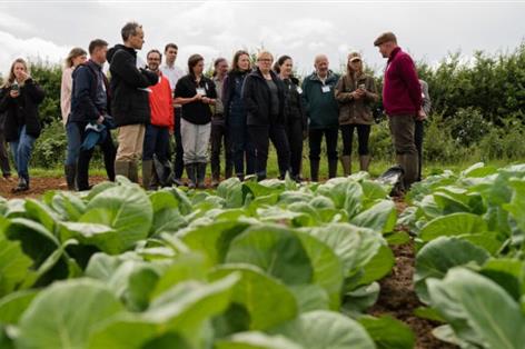 Calls grow for Organic Action Plan after minister visits Riverford