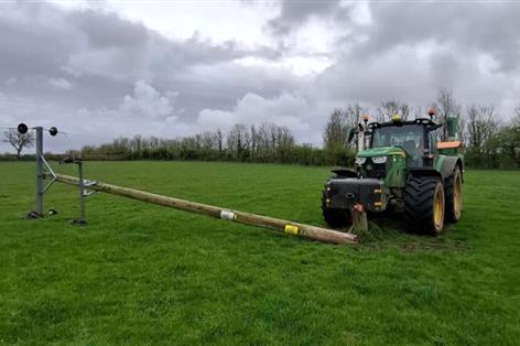 North West farmers told to 'look up' after 22 power line strikes
