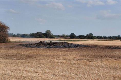 Police probe six suspected haystack arson attacks